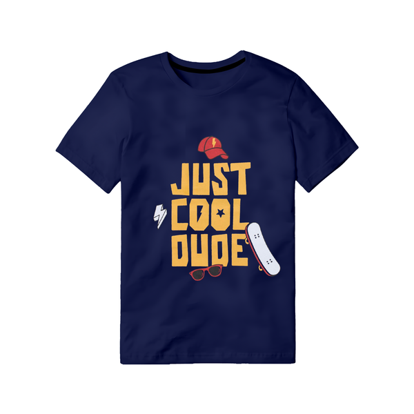 Just Cool Dude Blue  T-Shirt