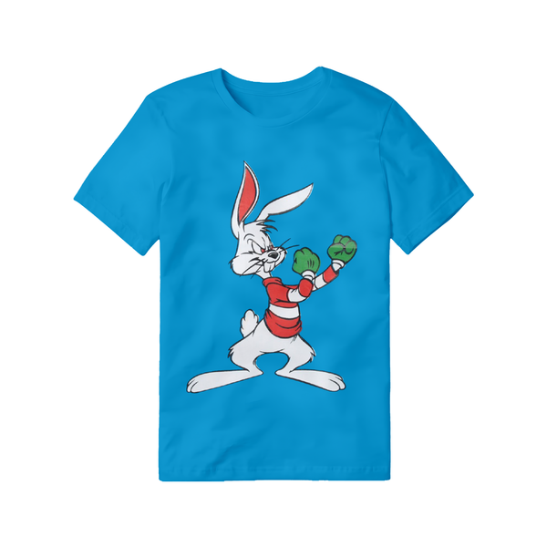 Blue Looney Tunes Bugs Bunny Boxer T-Shirt