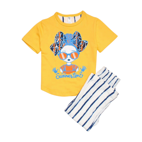 Yellow Blossom Girls' Outfit Set
