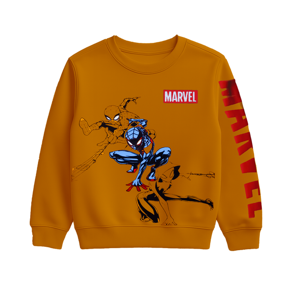 Mustard Spiderman SweatShirt
