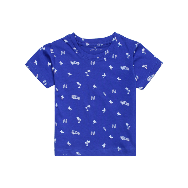 Baby Boy's Blue Graphic T-Shirt