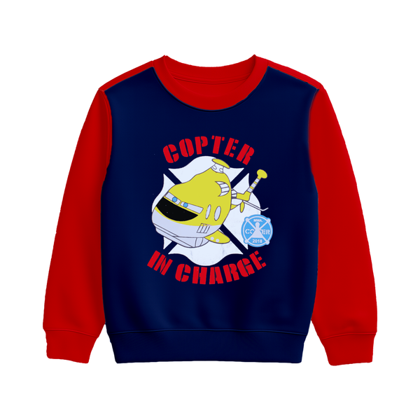Red & Blue Copter SweatShirt