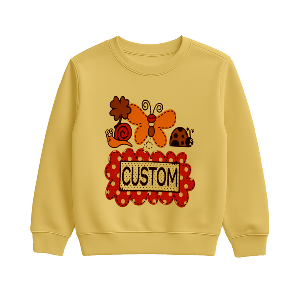 Yellow Batterfly SweatShirt