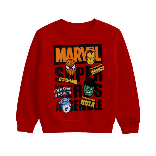Red Captain America Boys SweatShirt