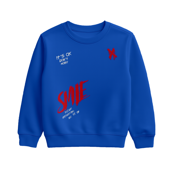 Blue Smile SweatShirt