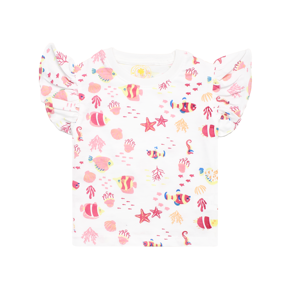 Kids' Ocean Breeze Ruffle T-Shirt