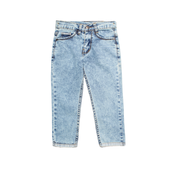 Light Blue Acid Wash Denim Jeans