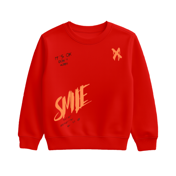 Red Smile SweatShirt