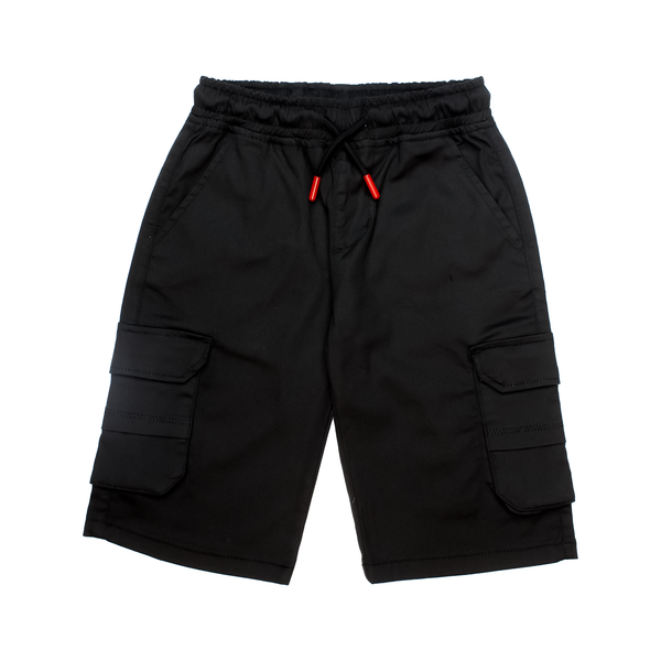 Boys' Black Cargo Shorts