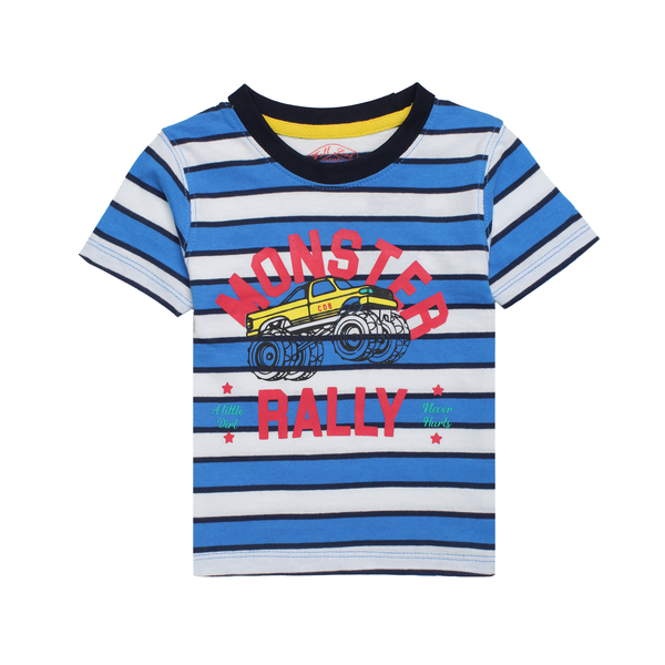 Monster Rally Striped T-Shirt