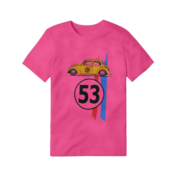 Herbie "The Love Bug" Inspired Lucky 53 Retro Car T-Shirt