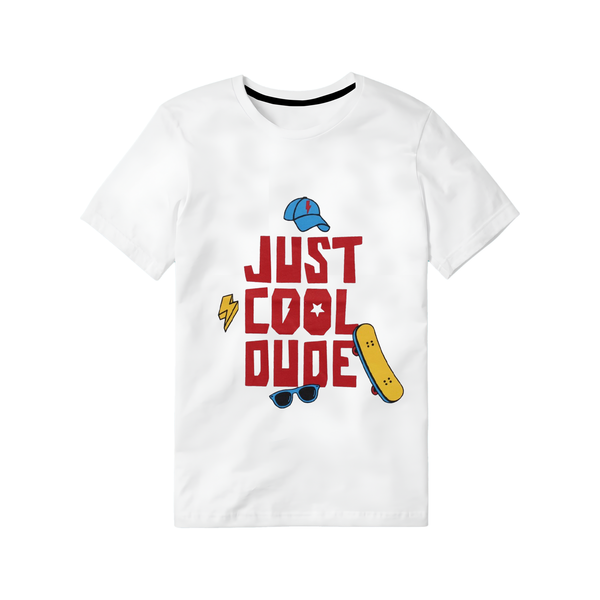 Just Cool Dude White T-Shirt