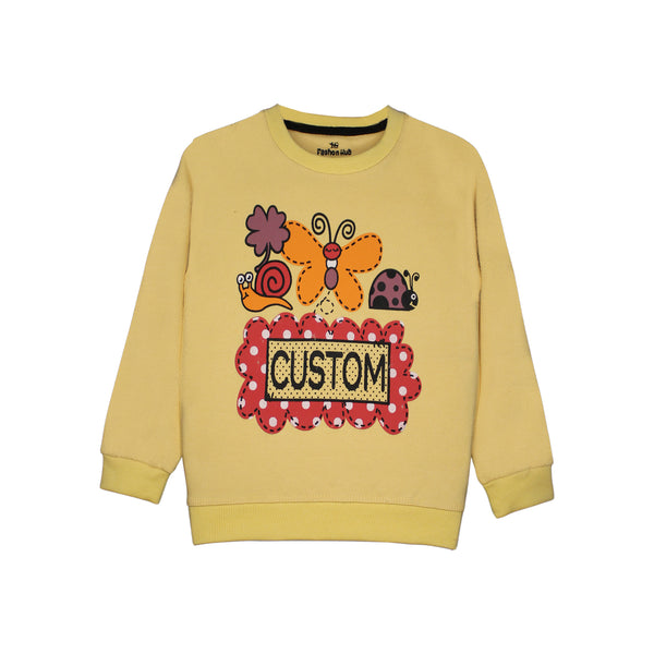 Yellow Batterfly SweatShirt