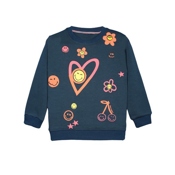 Marjanda Green Girls SweatShirt