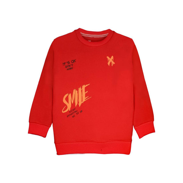 Red Smile SweatShirt