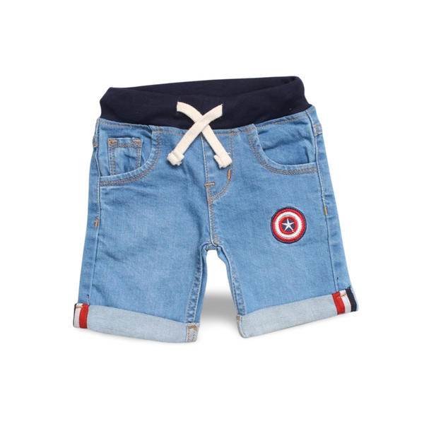 Captain America Denim Shorts