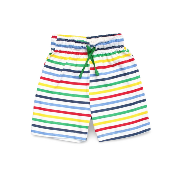 Multicolor Striped Shorts