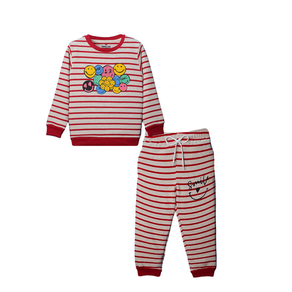 Girls Striped Winter TrackSuit