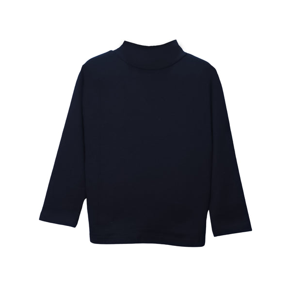 Royal Blue Winter High Neck