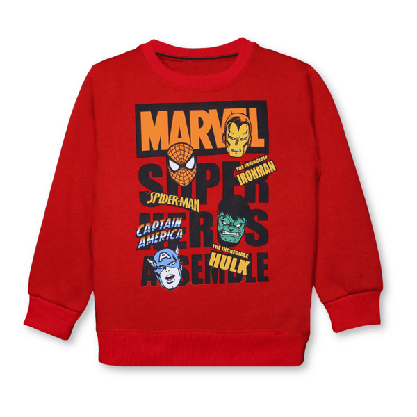 Red Captain America Boys SweatShirt