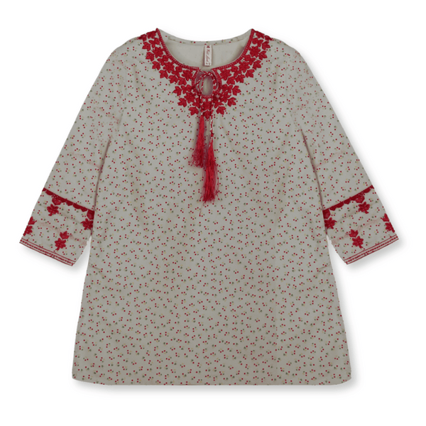 Girls Embroidered Khaddar Kurti