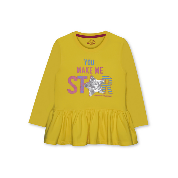 Yellow Star Full Sleeve Tee