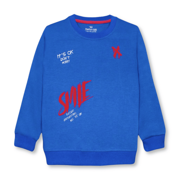 Blue Smile SweatShirt