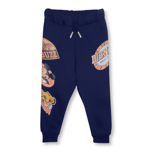 Navy Blue Mickey Mouse Trouser