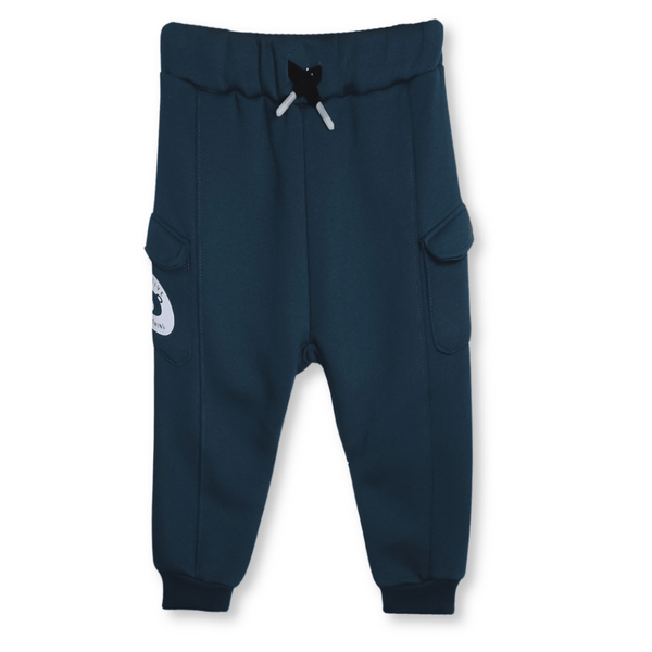 Simple Blue Kids Trouser