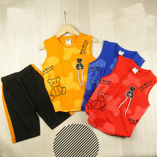"Ring Racing CHASE YOUR DREAM" Sleeveless Top and Shorts Set