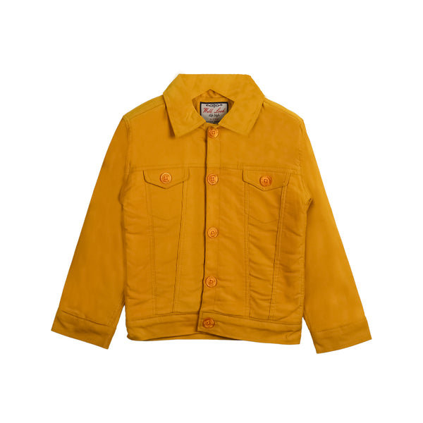 Yellow Cortise Fur Jacket