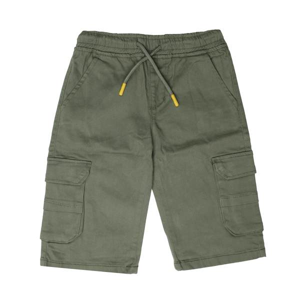 Boys' Olive Green Cargo Shorts