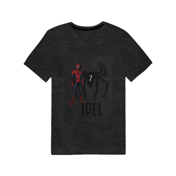 Spider-Man "7 JDEL" Dark Gray T-Shirt
