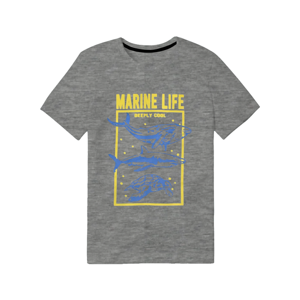 Marine Life "Deeply Cool" Gray T-Shirt