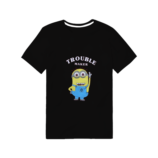 Black Trouble Maker Minion T-Shirt
