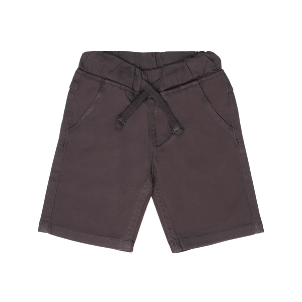 Casual Drawstring Shorts - Charcoal Grey