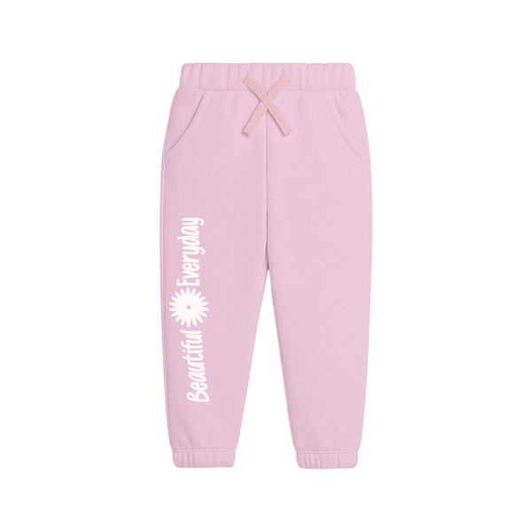 Pink "Beautiful Everyday" Fleece Trouser