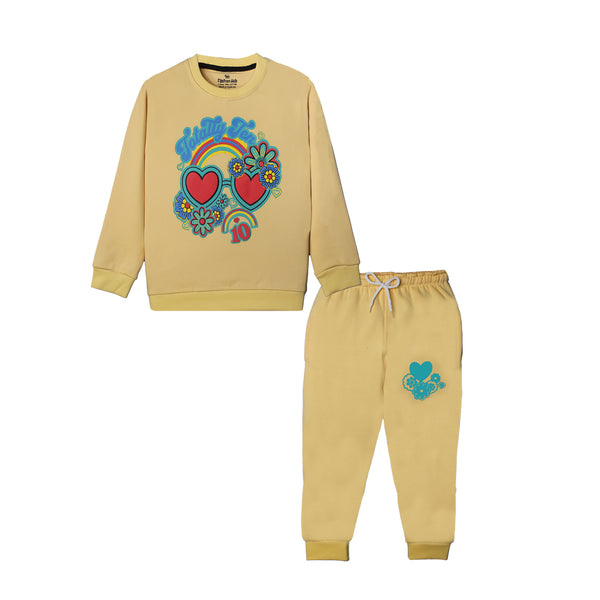 Girls Mustard Winter TrackSuit